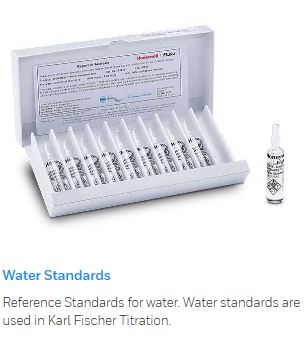 Honeywell Water Reference Standards
